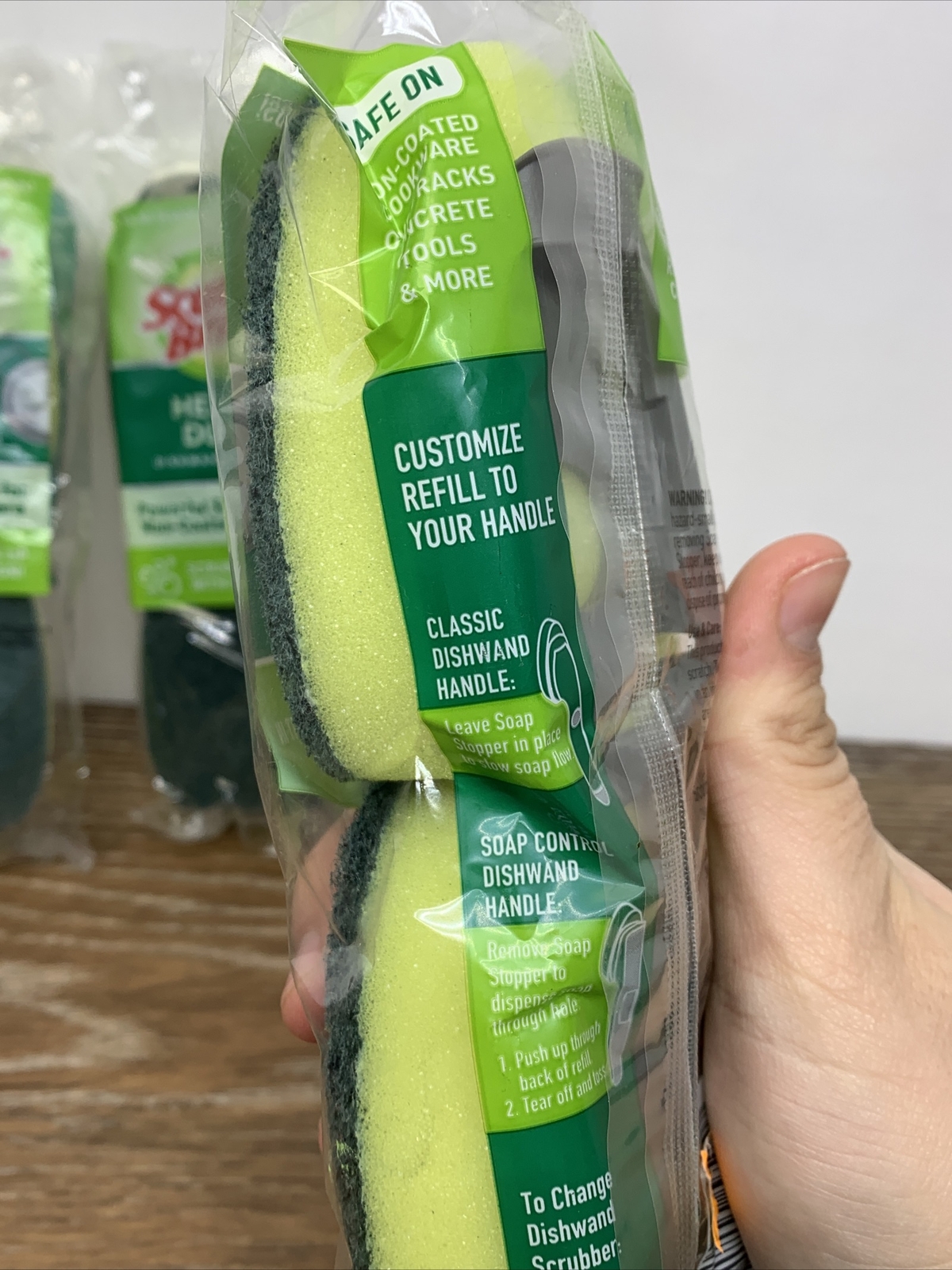 Scotch-Brite Heavy Duty Heavy Duty Dishwand Refills, 6 Indv. Total (3-2 Packs)