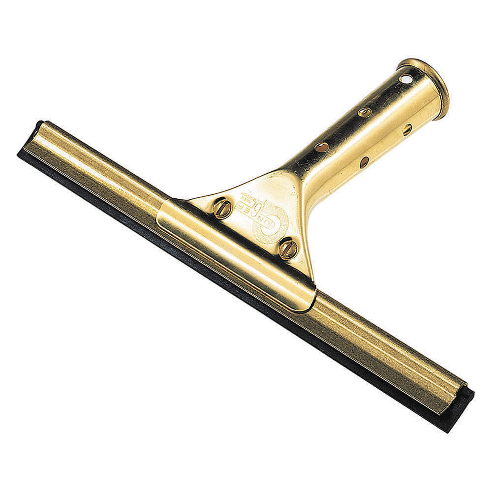 UNGER Gold 14″ Brass Professional Commercial Window Shower / Floor Squeegee