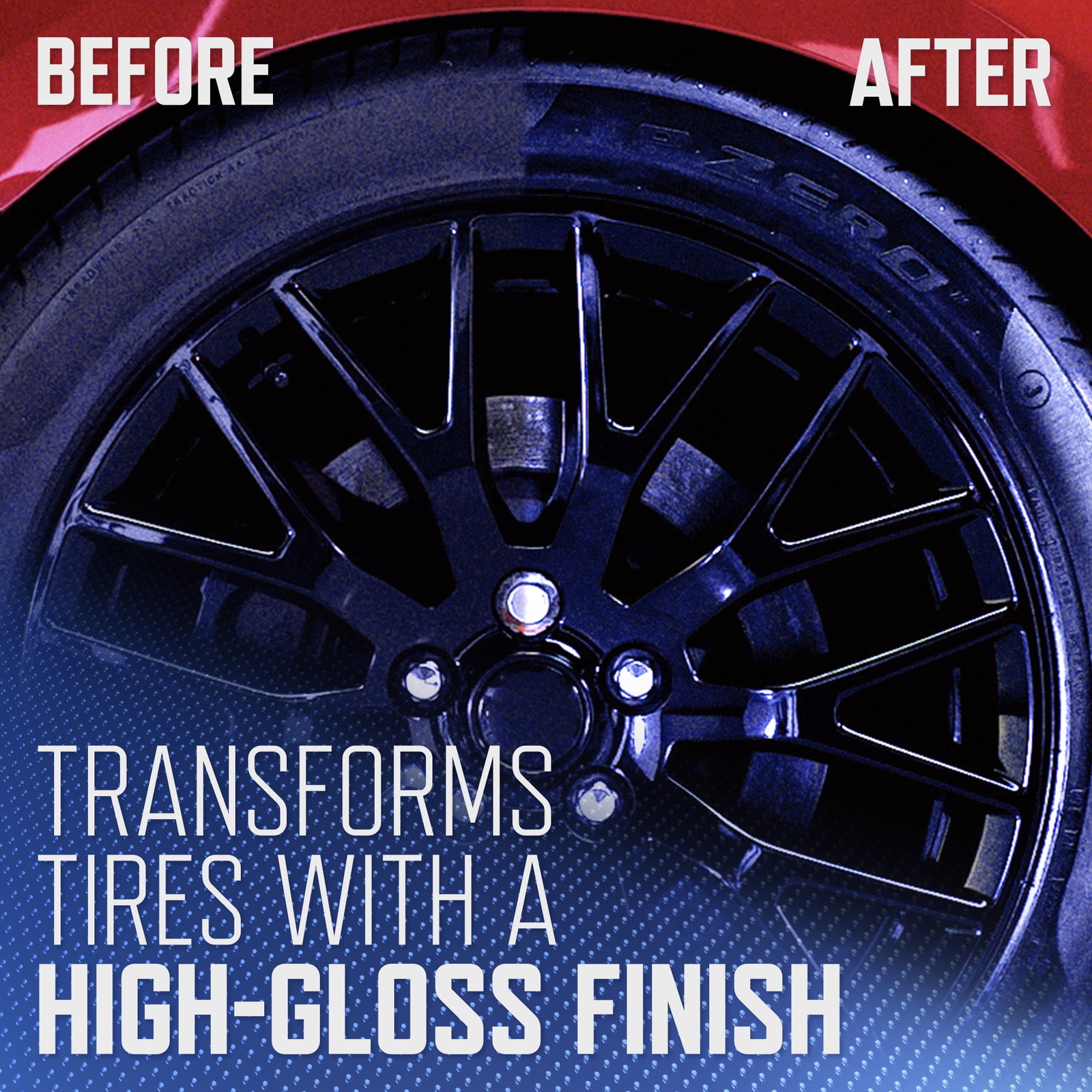 NEW,(2 packs) Mixed ceramic high gloss tire flash spray, 16 fluid ounces