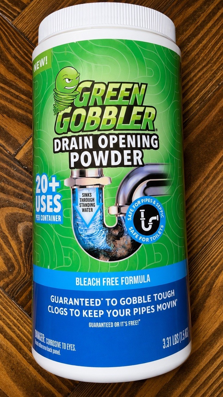 DRAIN CLOG REMOVER AND DRAIN OPENING/CLEANING POWDER 3.31 LBS FREE SHIPPING!