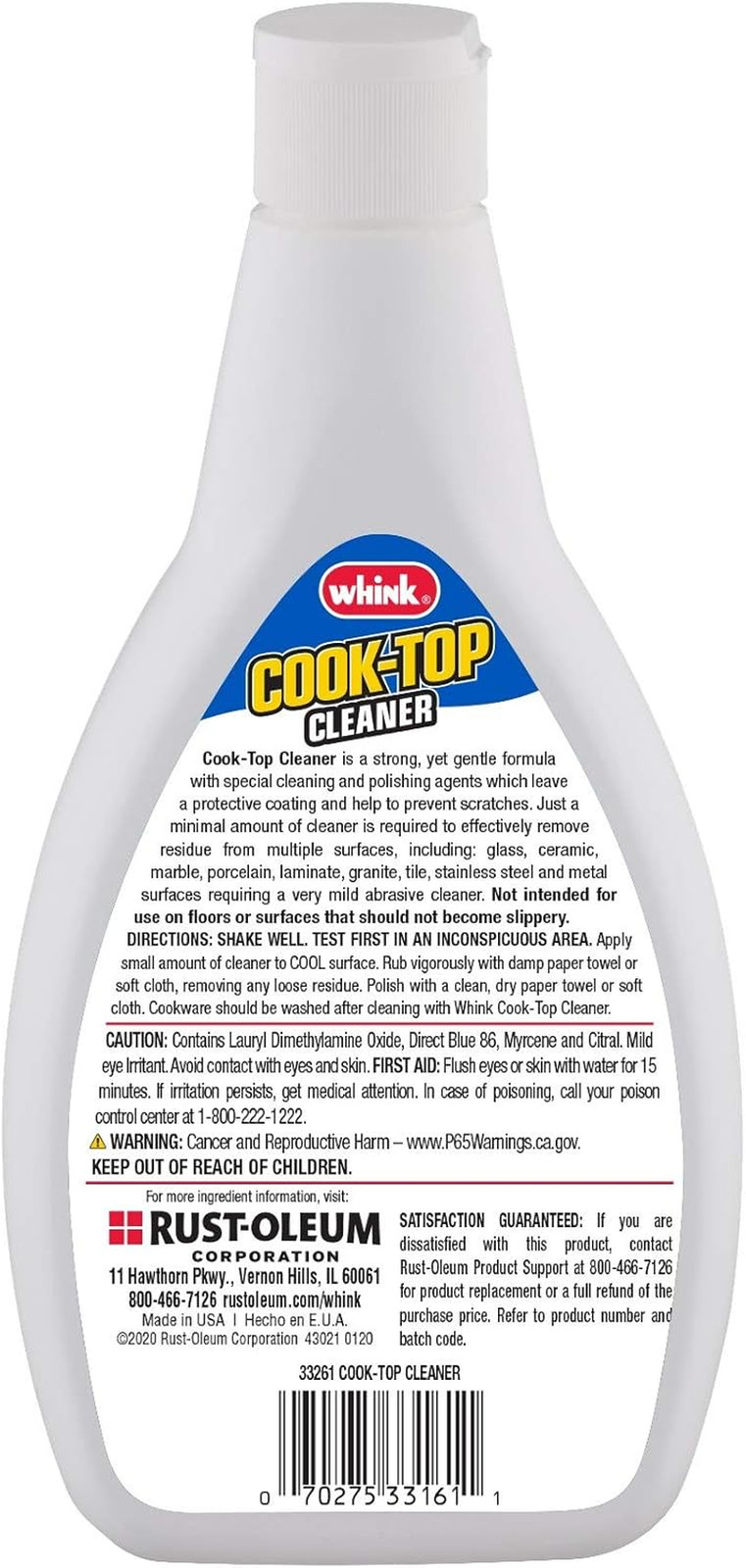 Glass/Ceramic Cook-Top Cleaner, 24 Ounce (Pack of 6)