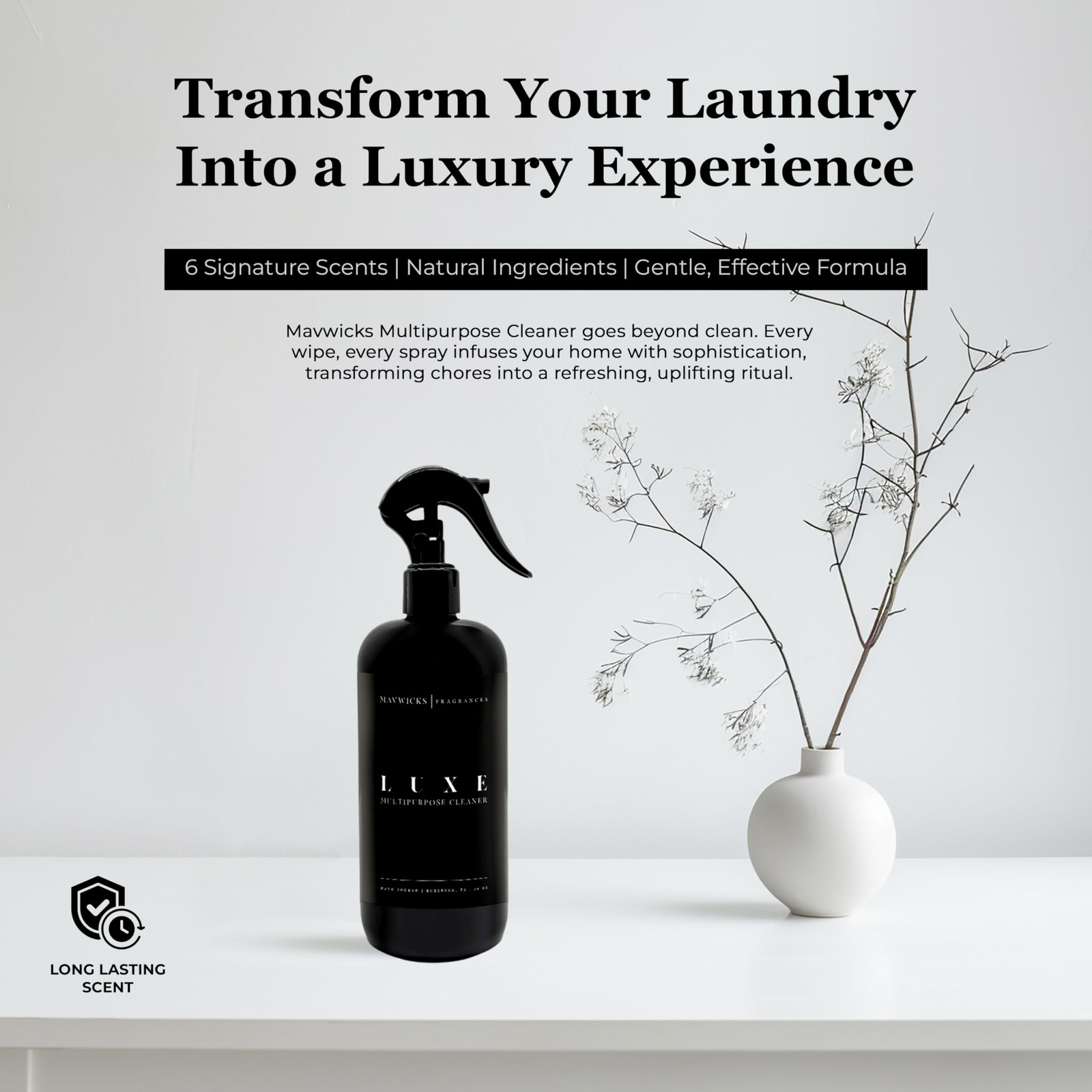 Fragrances All Purpose Cleaner Spray (Luxe) 16 Oz – Multipurpose Surface Clea…