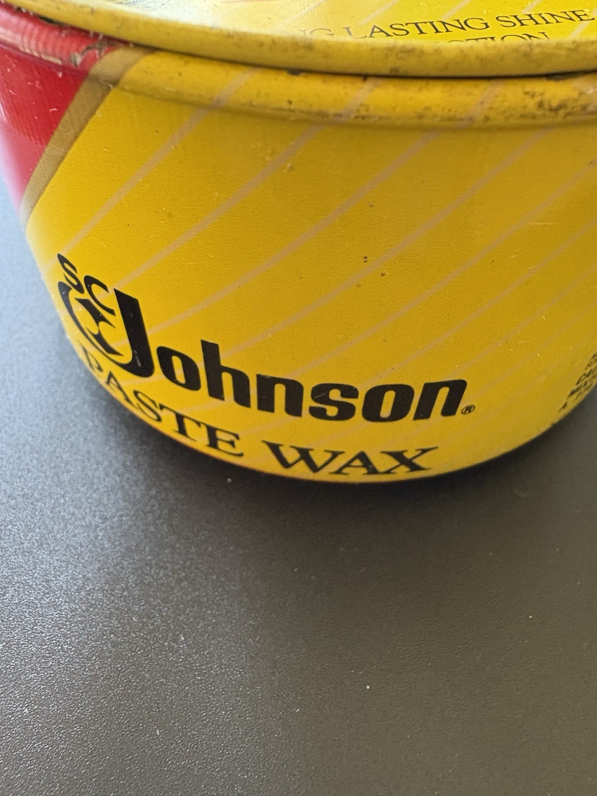 SC JOHNSON PASTE WAX USED 16 OZ FULL CAN ORIGINAL FORMULA DISCONTINUED*