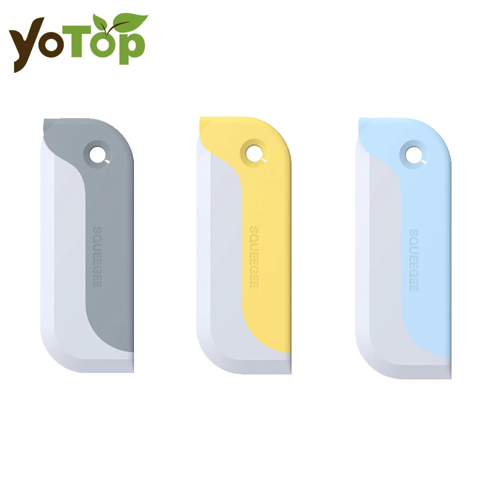 Soft Silicone Glass Wiper Scraper Bathroom Glass Cleaning Tools for Kitchen Car