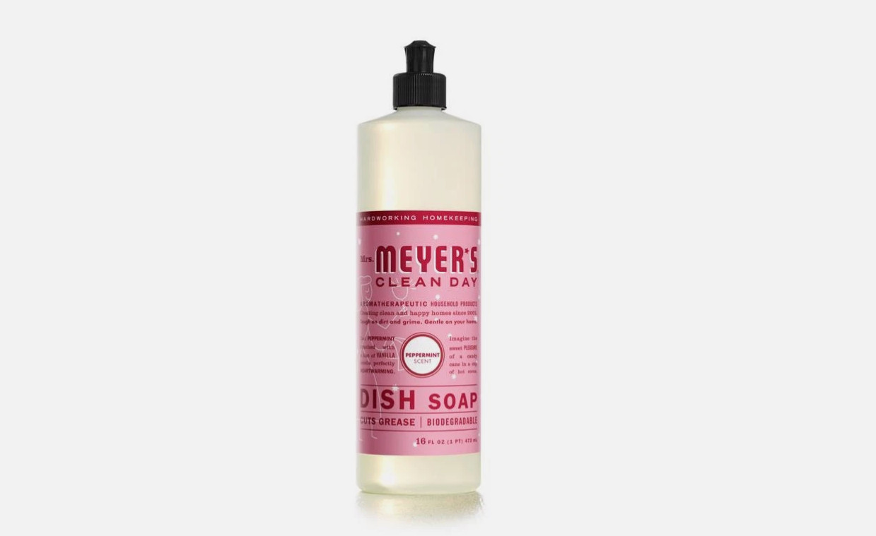 Mrs Meyers Liquid Dish Soap Peppermint 16 oz