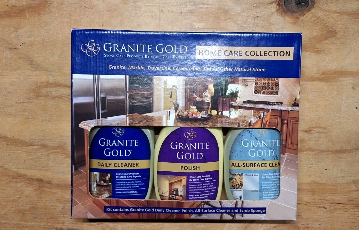 Granite Gold Home Care Collection Daily Cleaner, Polish, All-Surface Spray, and
