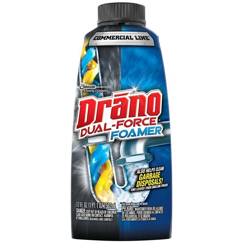 Foaming Drain Clog Remover Pipes Garbage Disposals Septic Safe 17 fl oz New