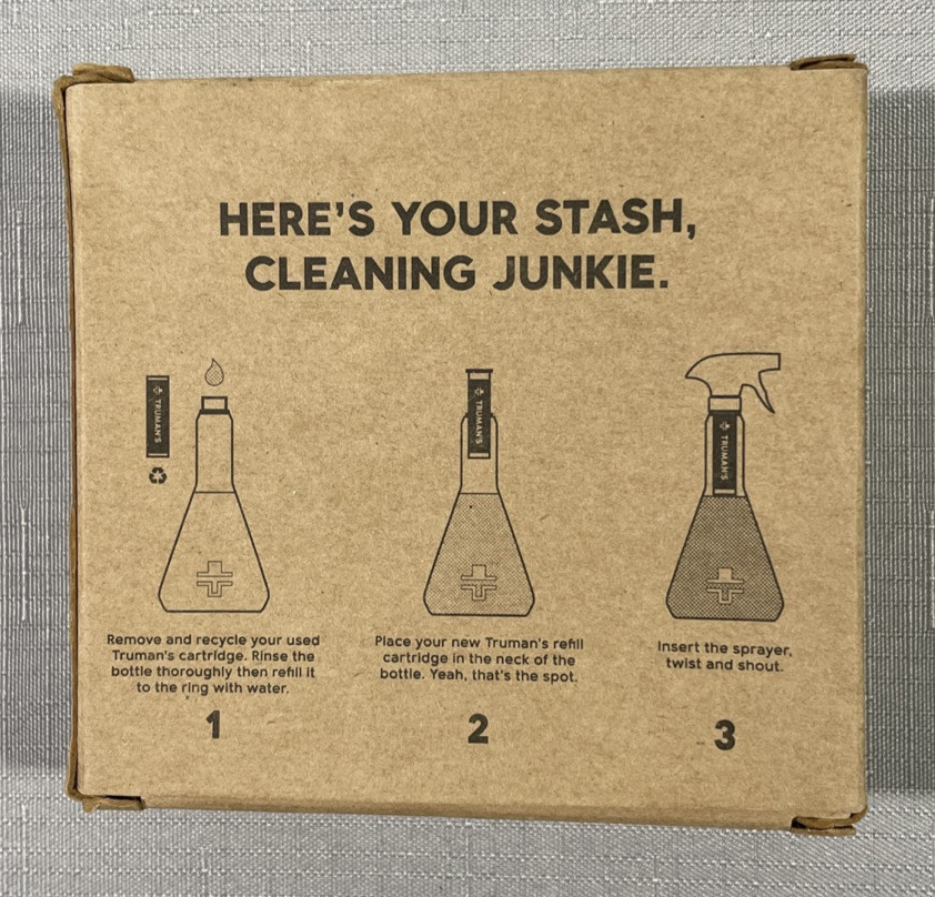 Truman’s The Glass Is Always Cleaner Glass Cartridge Refill Kit (4 Pack)