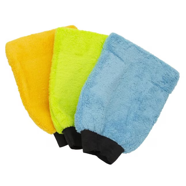 Viking Microfiber Wash Mitt 10 in x 8 in Long Pile Assorted Pack of 1