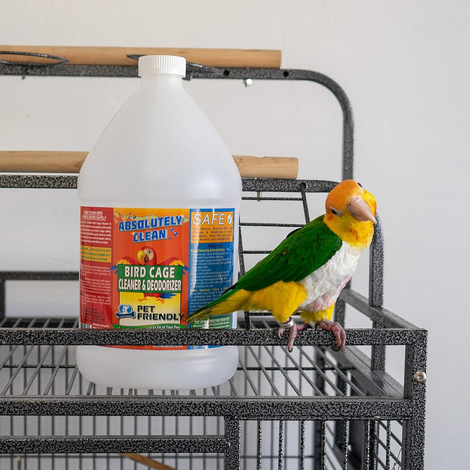 Absolutely Clean Amazing Bird Cage Cleaner and Deodorizer – Just Spray/Wipe