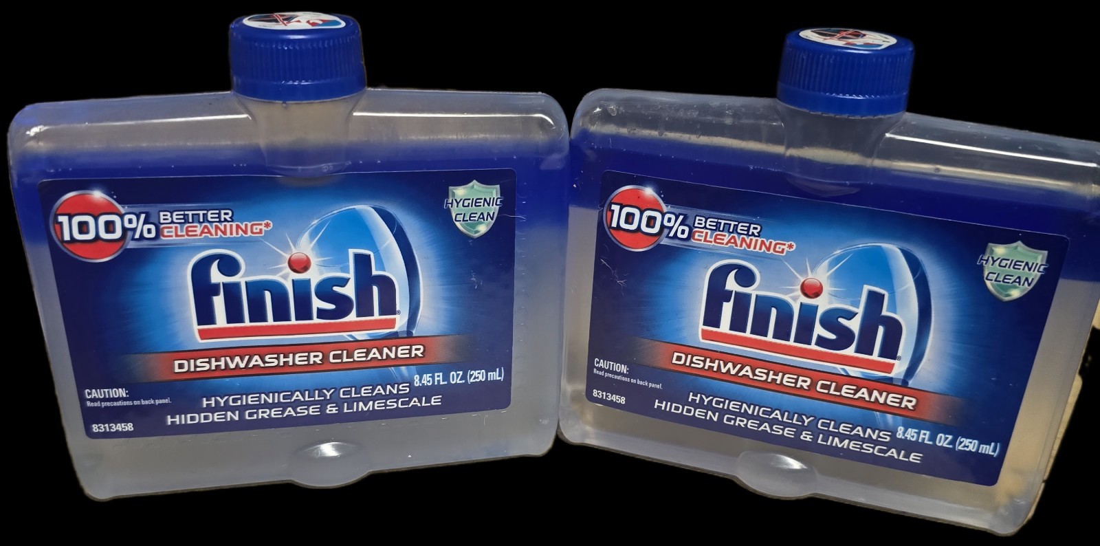 Finish Dual Action Dishwasher Cleaner X2 Fight Grease & Limescale Fresh 8.45oz