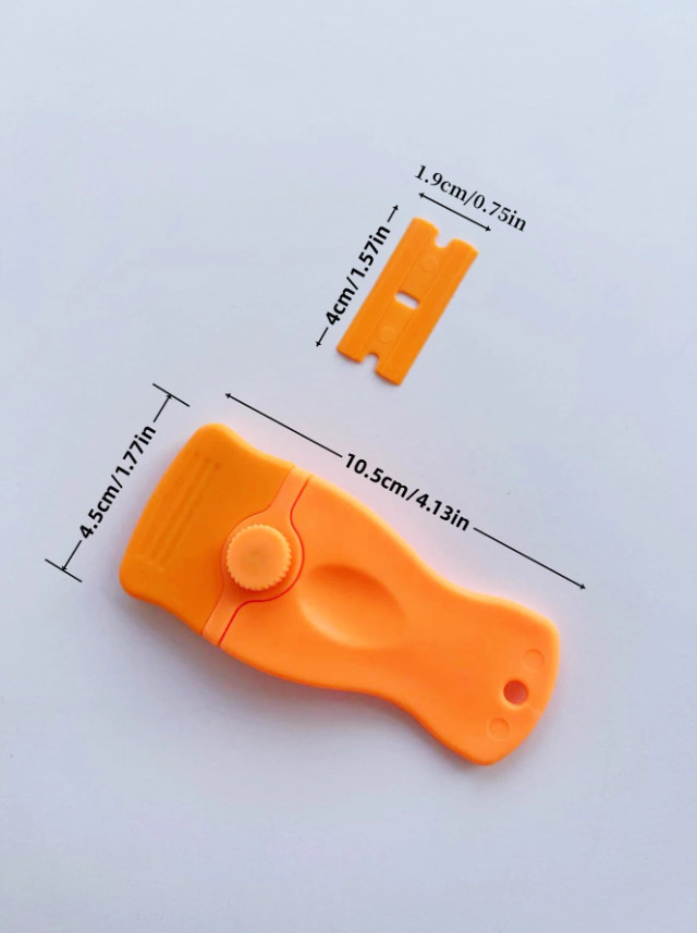 1pc Portable Multifunction Cleaning Scraper for Kitchen and Bathroom Use-NEW