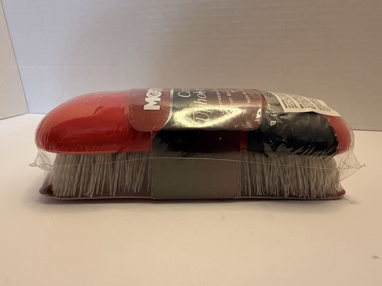 Mothers Stiff Bristle Carpet and Upholstery Cleaning Scrub Brush for Automotive,