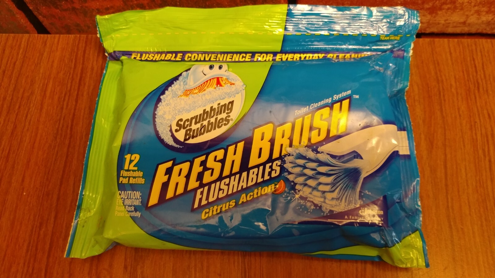 Scrubbing Bubbles Fresh Brush Flushable Refills Citrus 12 TOTAL – FREE SHiP