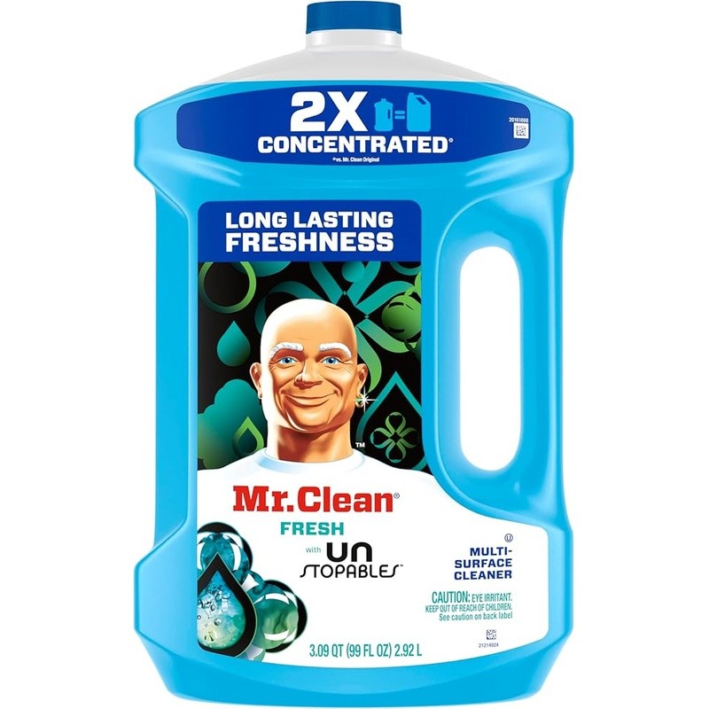 2X Concentrated Multi Surface Cleaner Cuts Dirt Grease Safe Wood Fresh Scent New