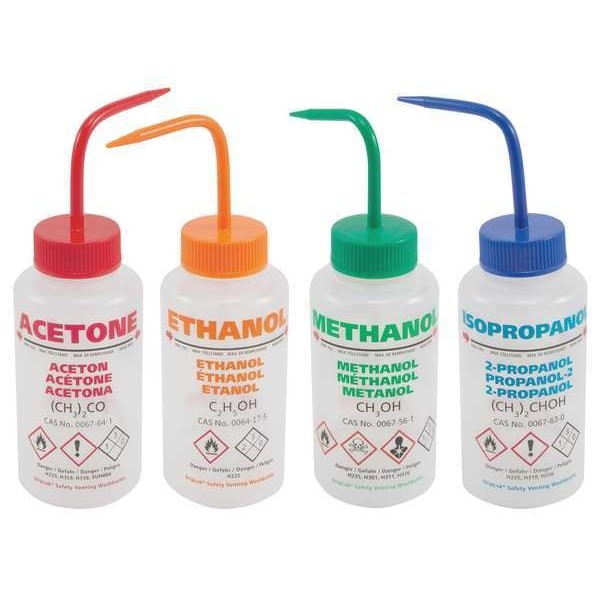 Dynalon 506485-0004 Translucent, 250 Ml. Wash Bottle, Pk5