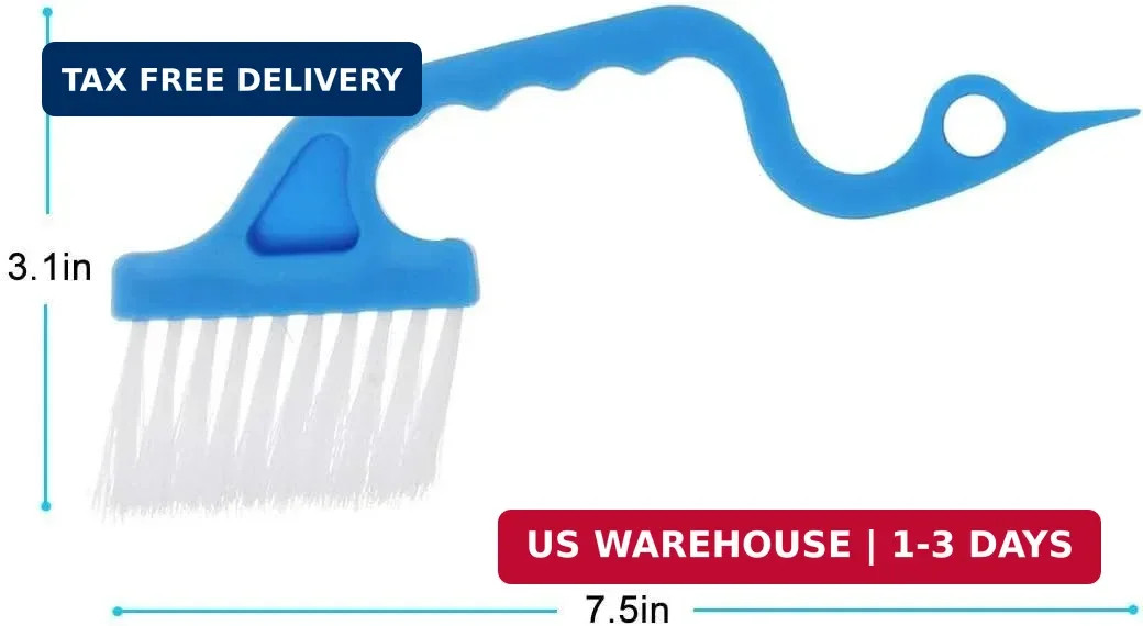 2pcs Hand-held Groove Gap Cleaning Tools Door Window Track Kitchen Cleaning Brus