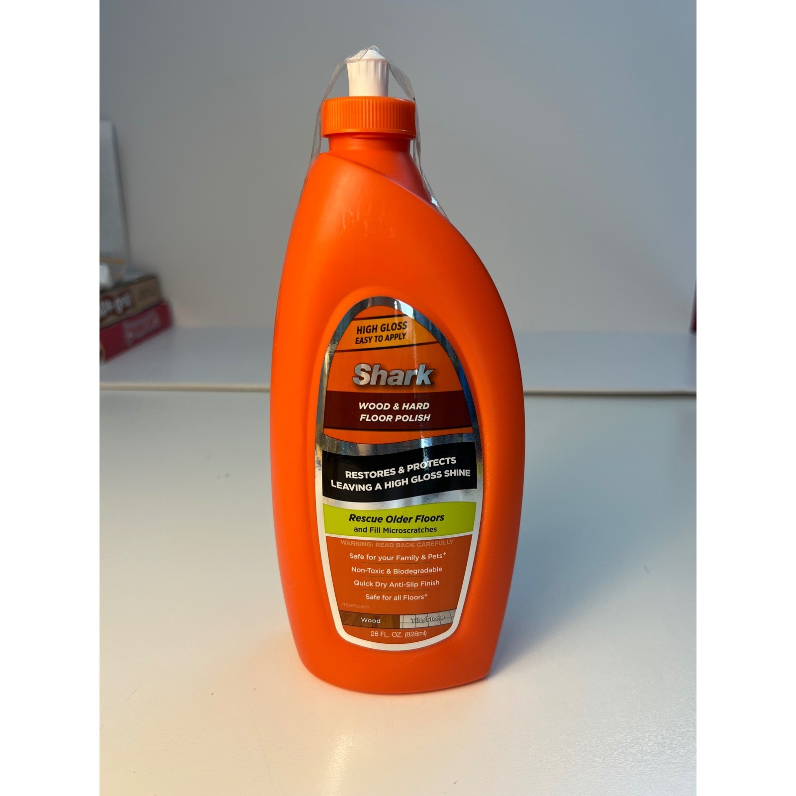 Shark Wood & Hard Floor Polish High Gloss Restores Protects Rescue Old Floors
