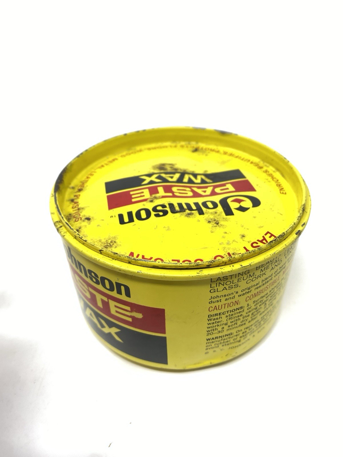 SC Johnson Discontinued Wood Paste Wax Original Formula 70% Full 13.5 Oz Weight