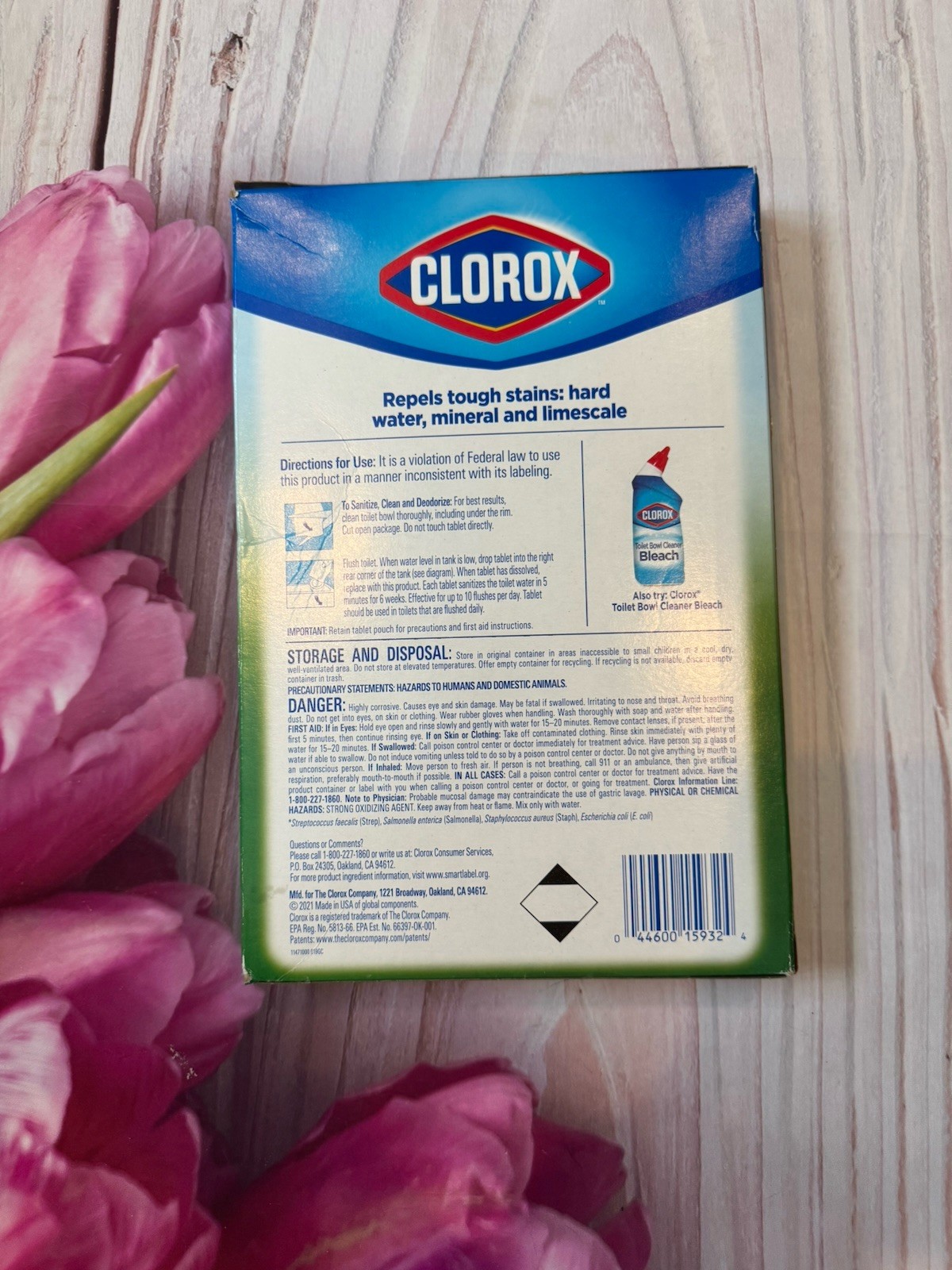 Clorox Ultra Clean Toilet Tablets Bleach 6 Pack 3.5oz/100g Each