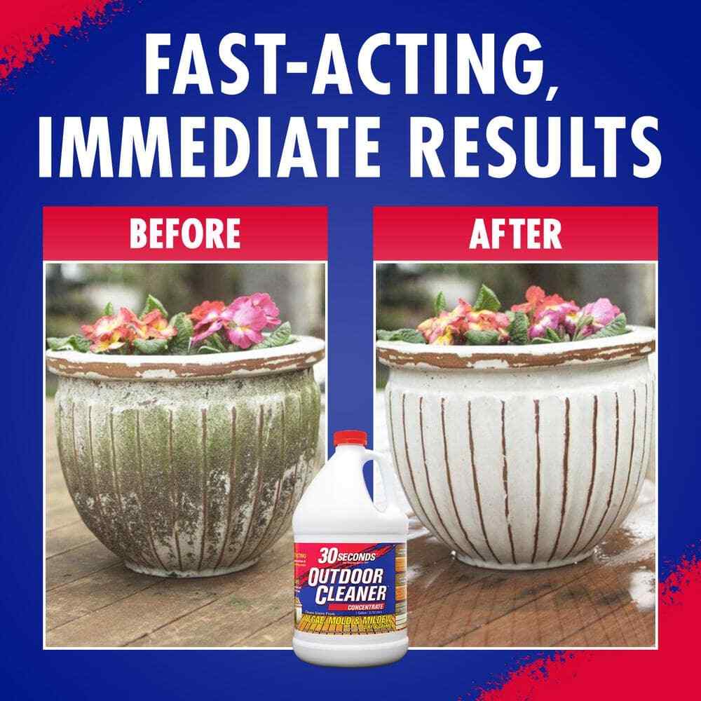 Outdoor Cleaner Concentrate 1 Gal. Tough-Acting Algae, Mildew and Mold Remover