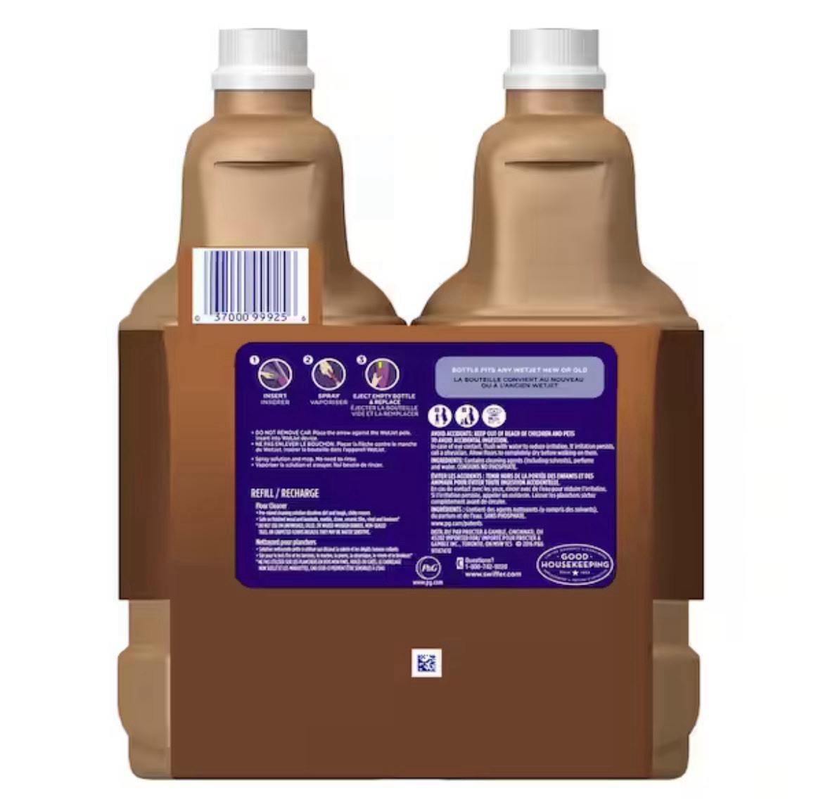 Swiffer Wetjet Wood Floor Cleaner Solution Refill 42.2 Oz – Pack Of 2 Free Ship