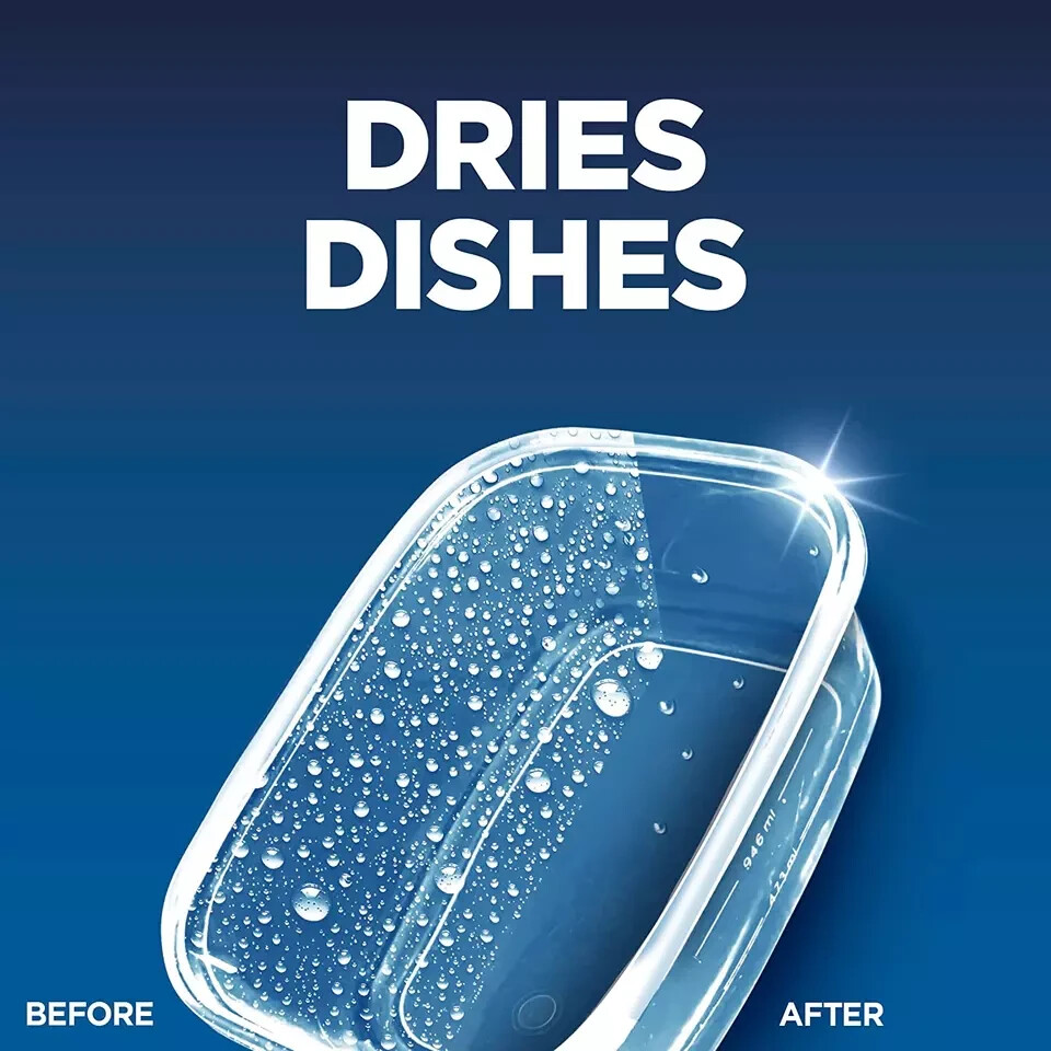 Jet-Dry Rinse Aid Dishwasher Rinse Agent & Drying Agent 845 Fl Oz Pac