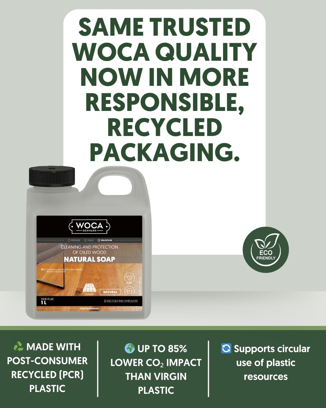 Natural Soap, Natural 1L – Concentrated Wood Cleaner for oil finished hardwoo…