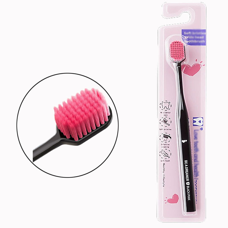 Extra Soft Micro-Toothbrush for Sensitive Gums and Teeth. (6 Pack)