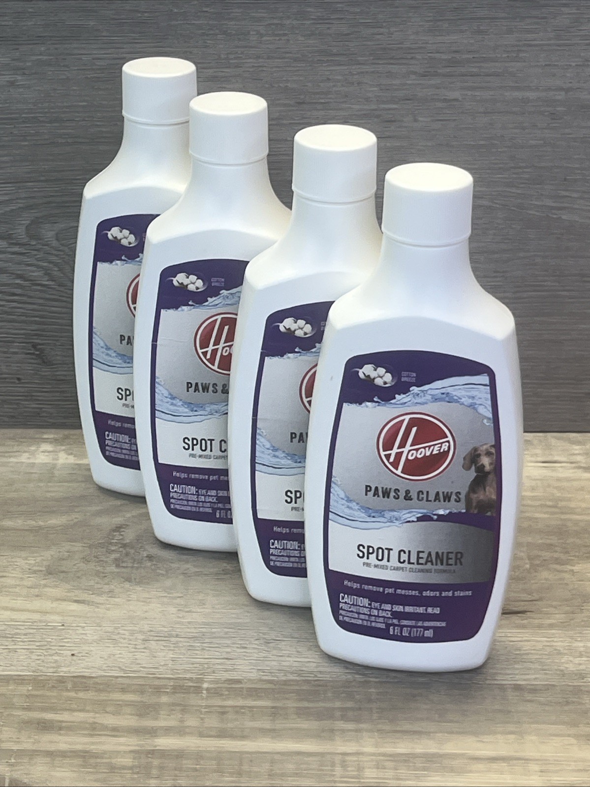Hoover Paws & Claws Spot Cleaner Carpet Cleaning Formula 6 oz NEW Lot Of 4