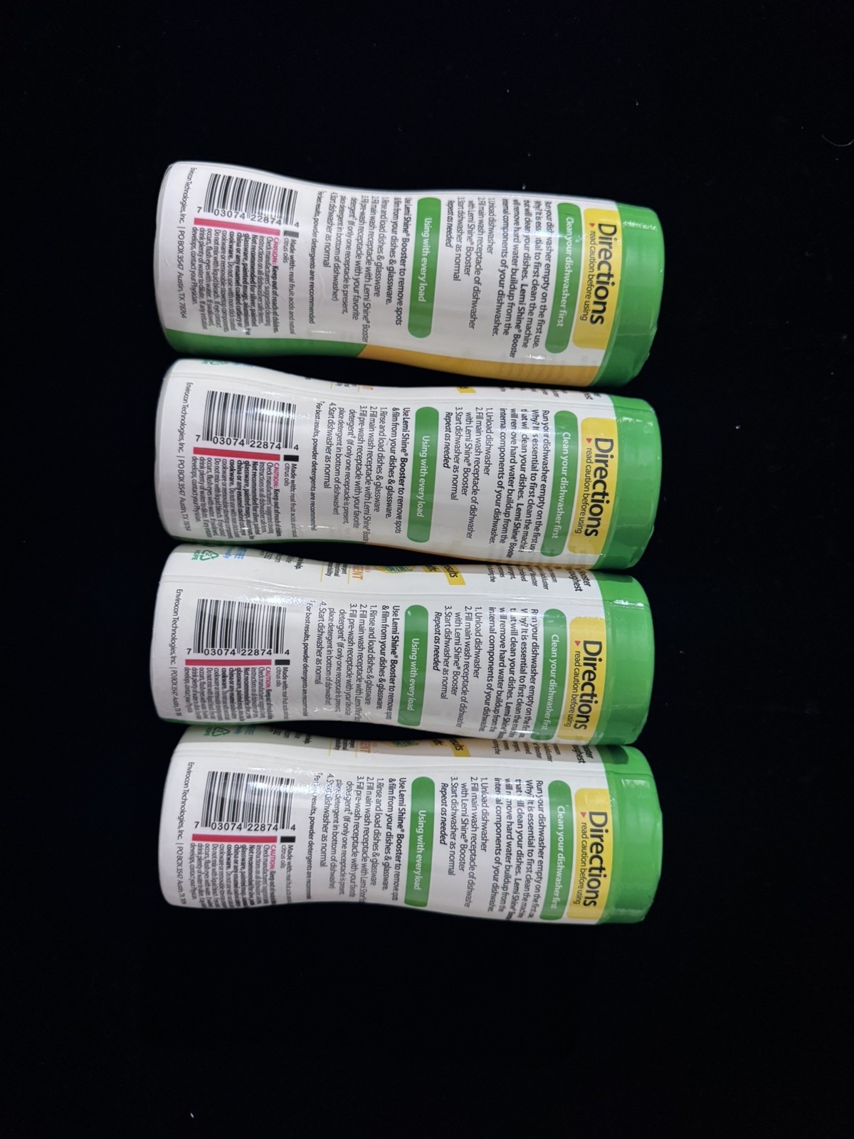 4 Lemi Shine Dish Detergent Booster 12 Oz Each ~ New – free shipping