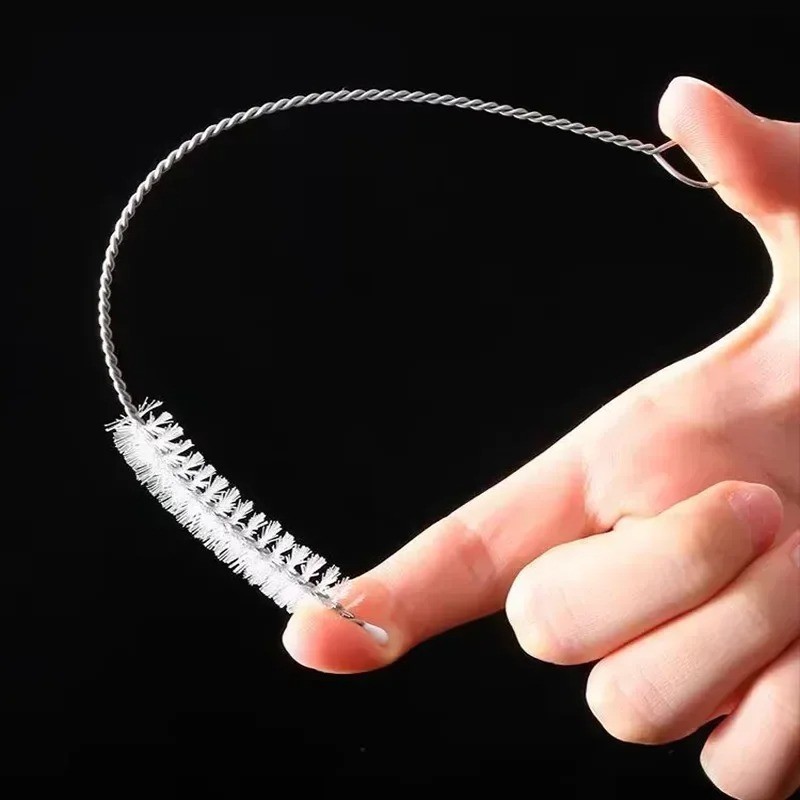 US Nylon Straw Brush Cleaner Bottle Tube Pipe Small Long Cleaning 100Set
