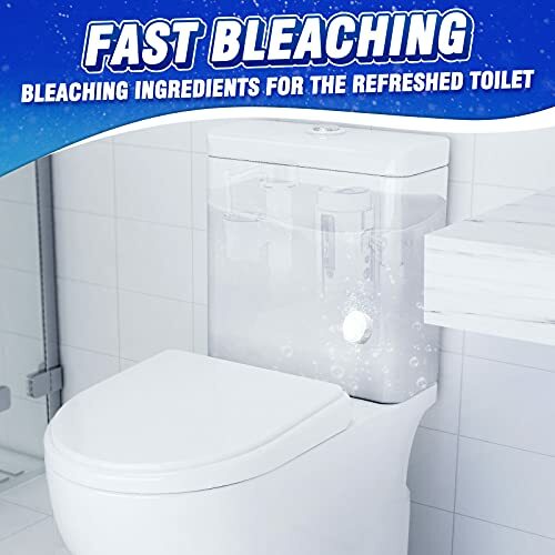 Automatic Toilet Bowl Cleaners With Bleach Tablets, Toilet Tank Cleaner, 12 PACK