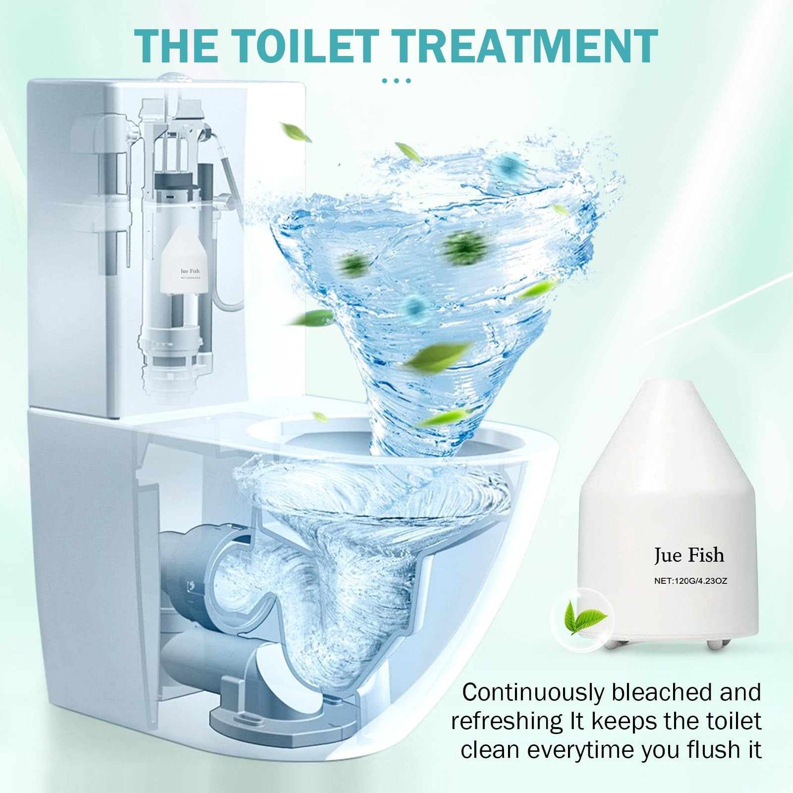 Krazy Klean Toilet Cleaner – Automatic Flush-Activated | Plant-Based Freshness |