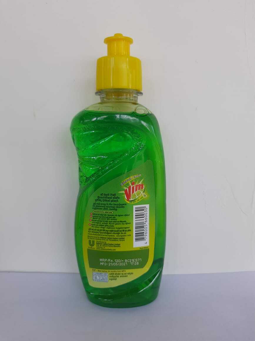 Vim dishwash Liquid With Real Lime Juice Turbo Degrlasigo 250ml