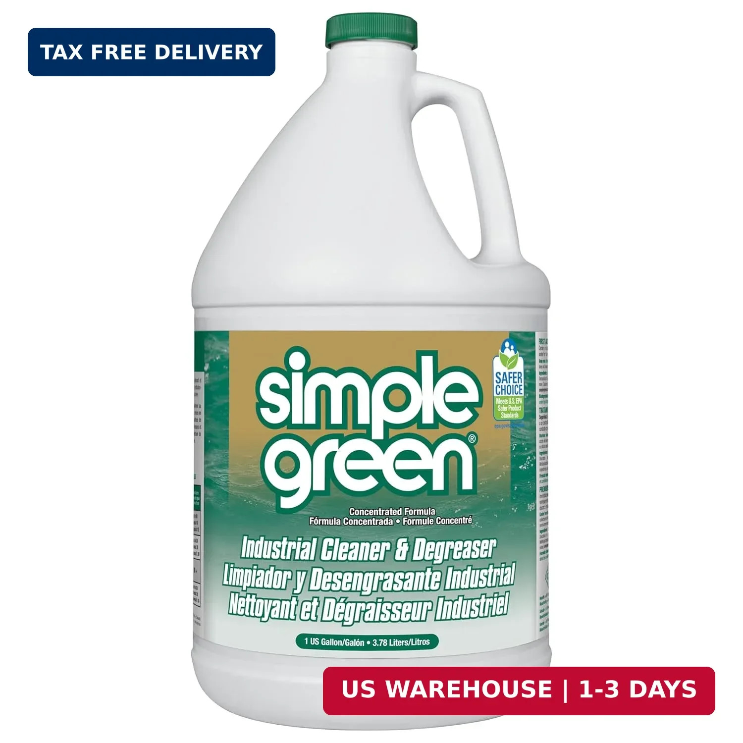 Simple Green Industrial Cleaner and Degreaser, 128 Oz. (13005)