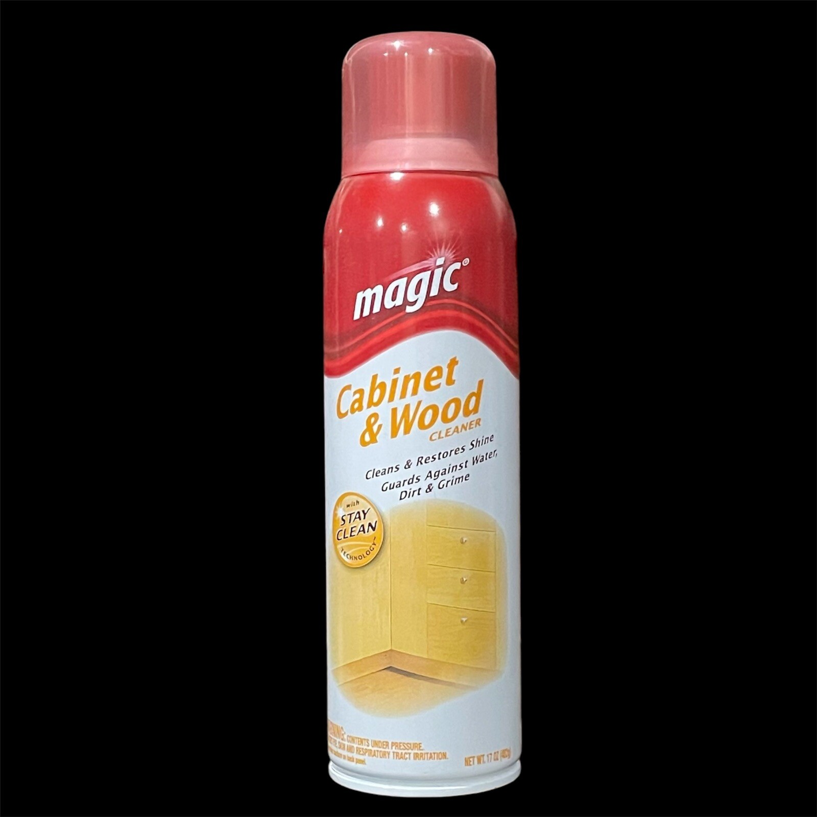 Magic Cabinet and Wood Cleaner Polish Aerosol 17oz New Discontinued Lot Of 2 Can
