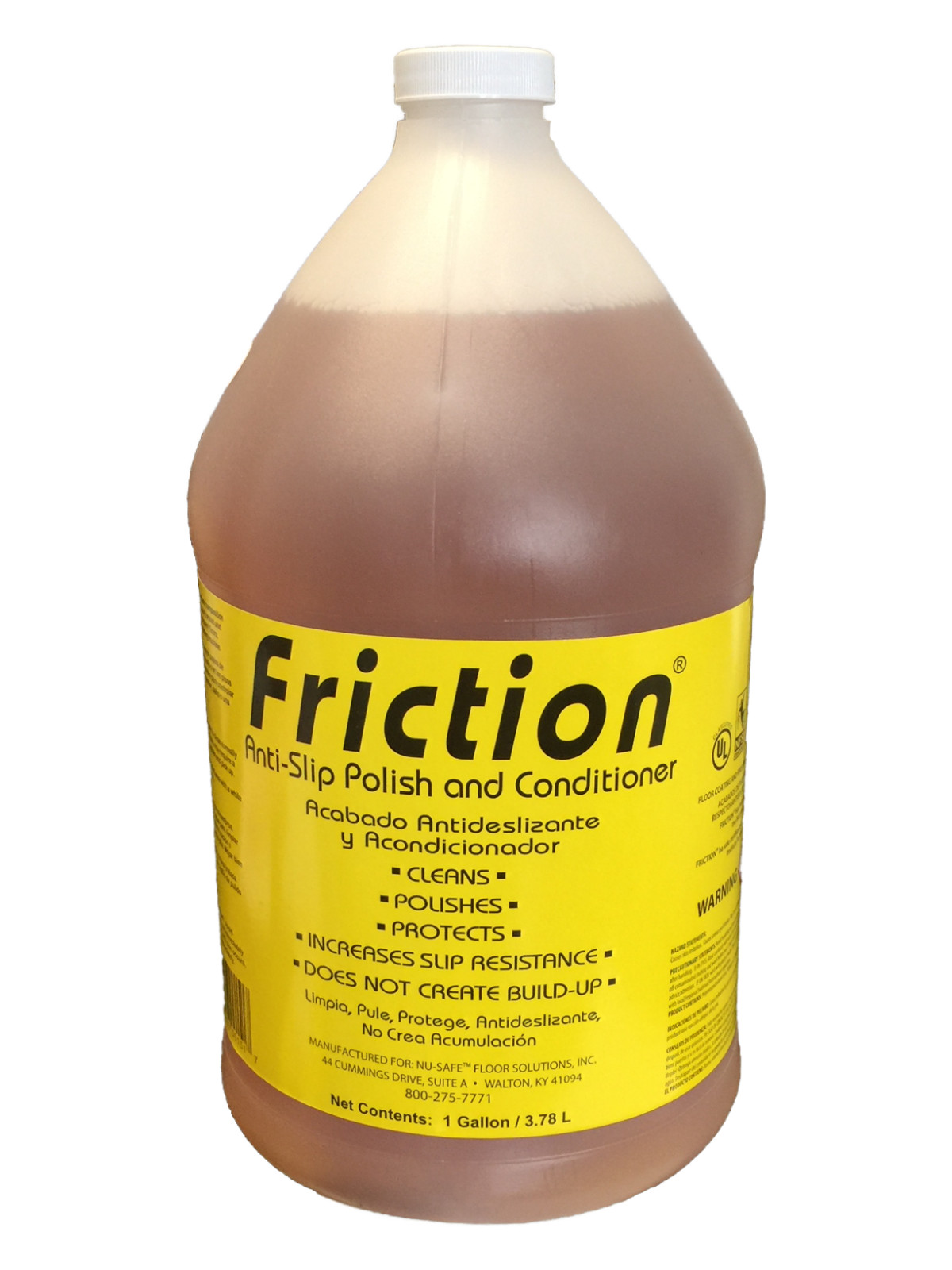 Friction – Commercial Strength Residential Slip-Resistant Floor Cleaner & Polish