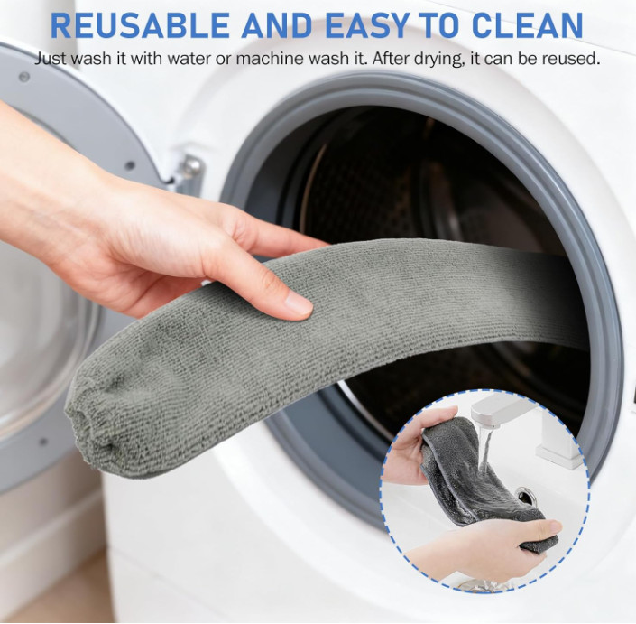 Retractable Gap Duster with Extension Pole Long Handle Cleaning Tool for Furnitu