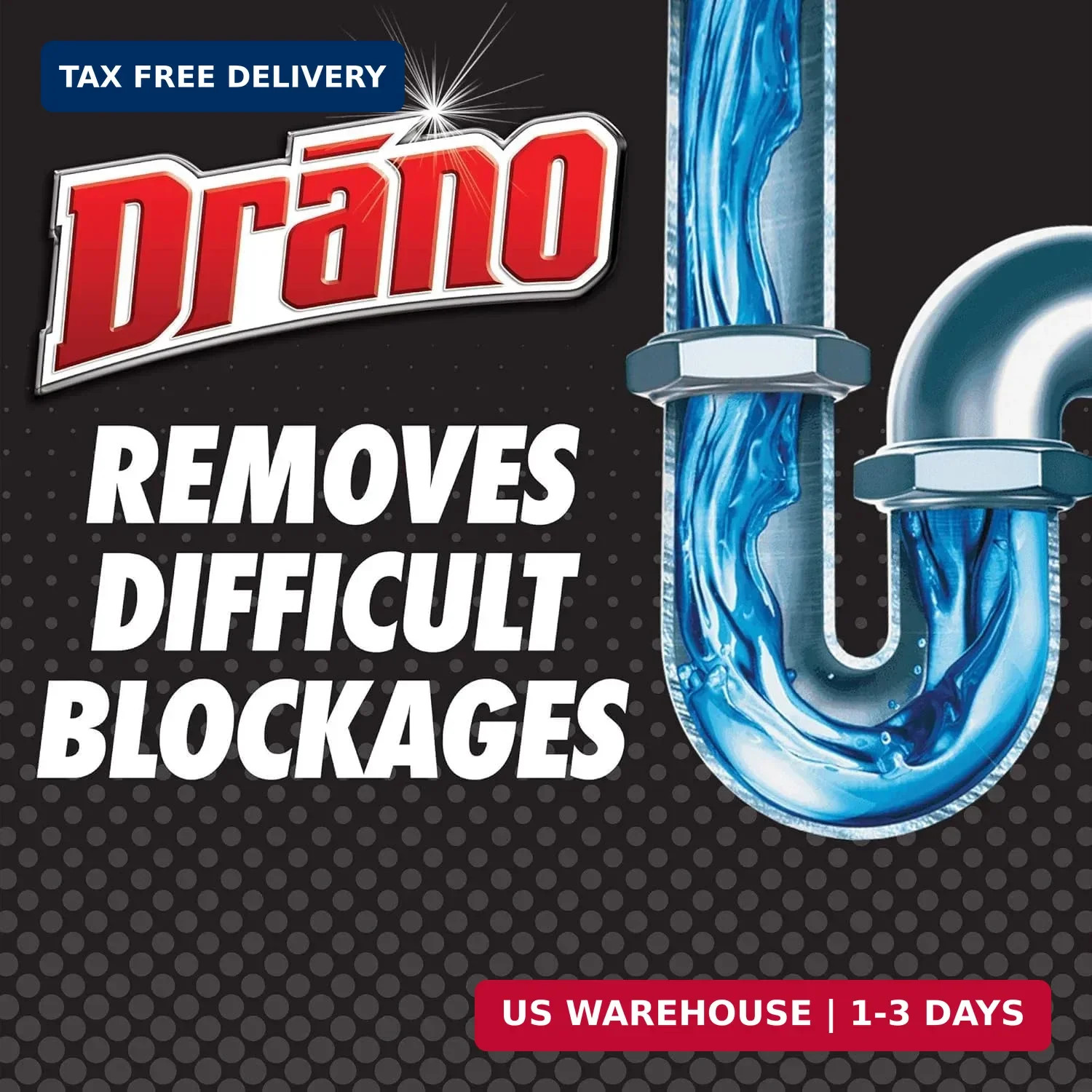 Drano Liquid Drain Clog Remover and Cleaner for Shower or Sink Drains Unclogs an