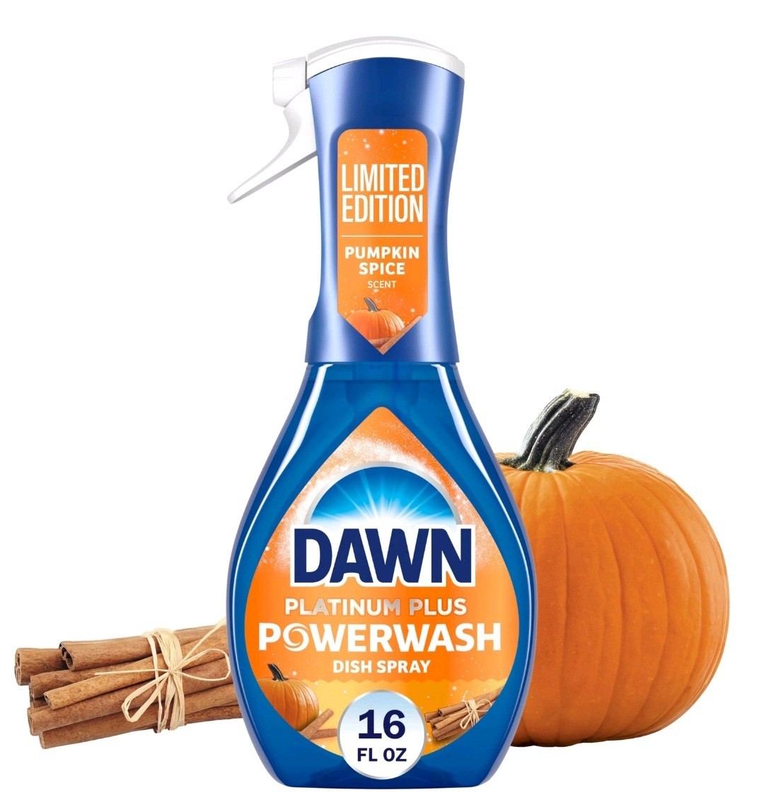 Limited Edition Powerwash Liquid Spray Dish Soap Starter (Pumpkin Spice) by Dawn