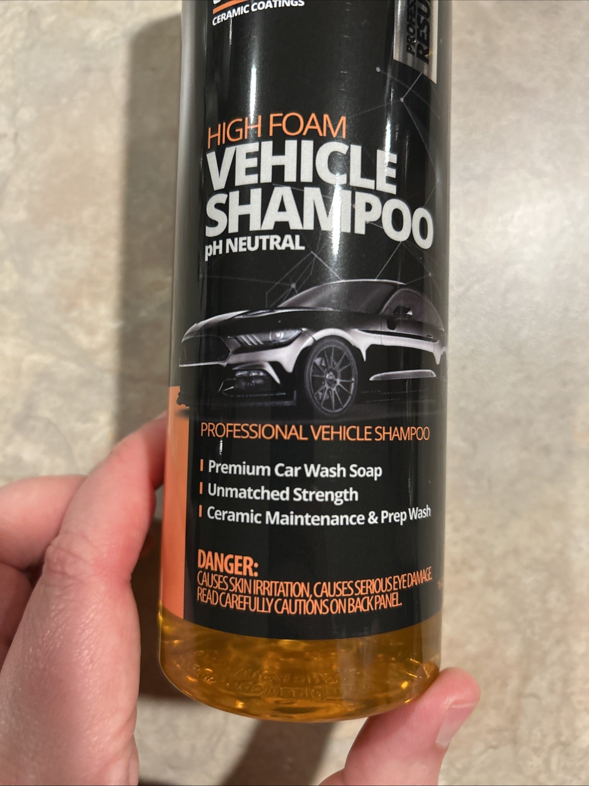 High Foam Car Shampoo – pH Neutral Soap for Foam Cannon & Hand Wash, 16 fl. oz.