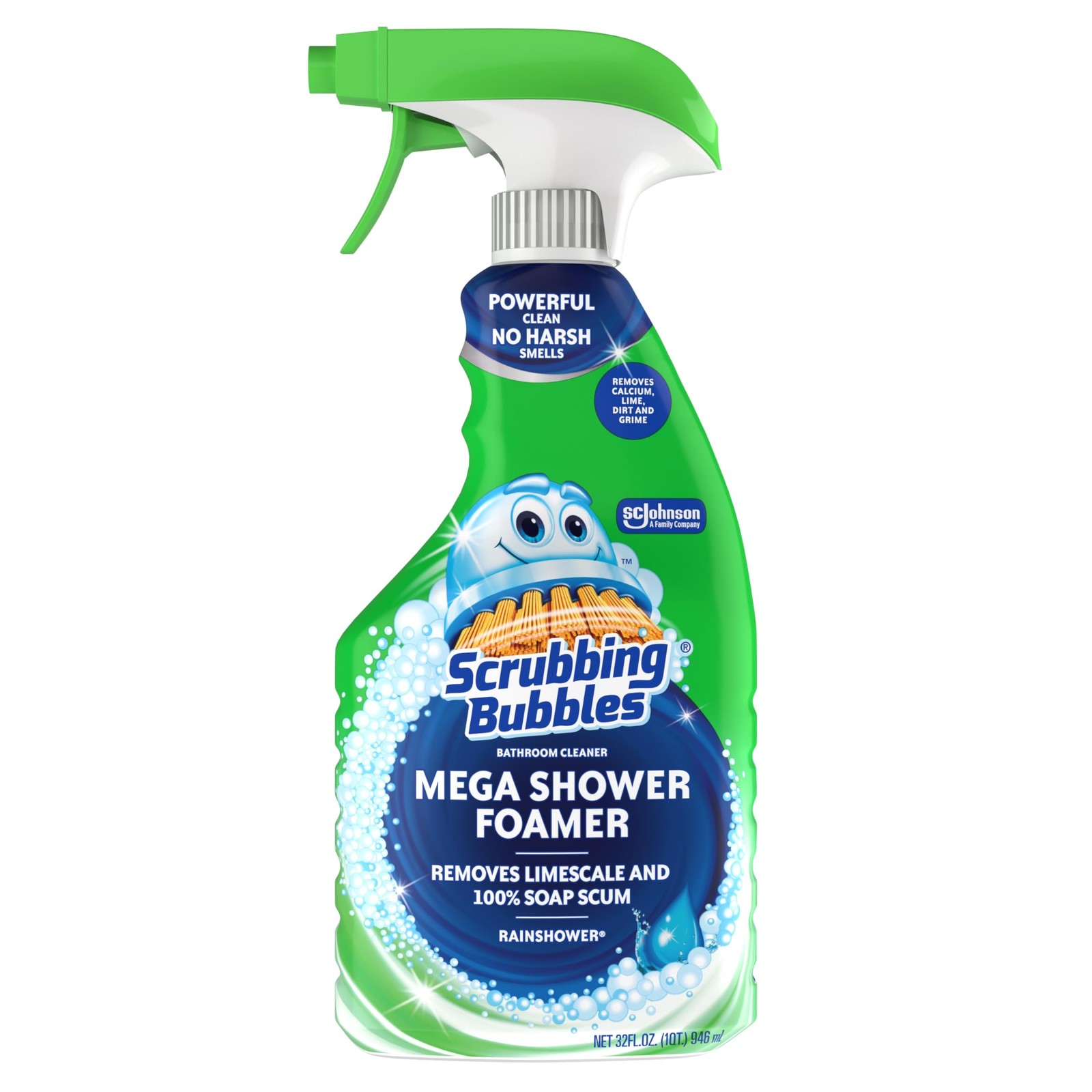 Scrubbing Bubbles Mega Bathroom and Shower Cleaner Spray Foaming Action 32oz