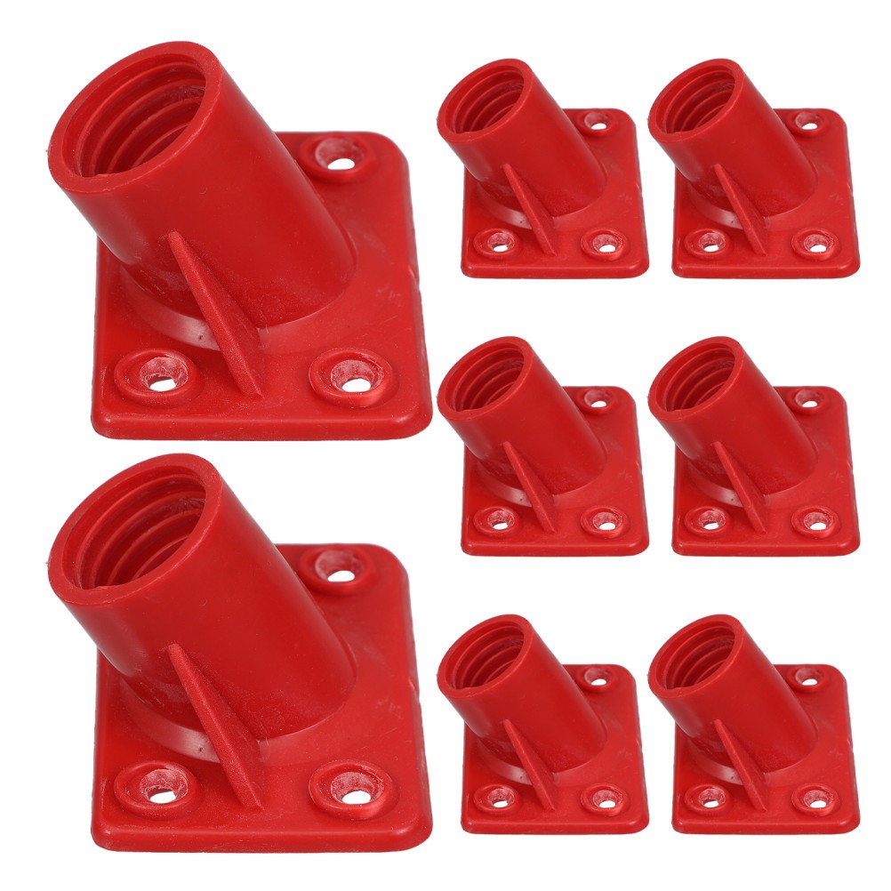 8 Pcs Scrub Brush Attachment Broom Handle Adapter Replacement Extension