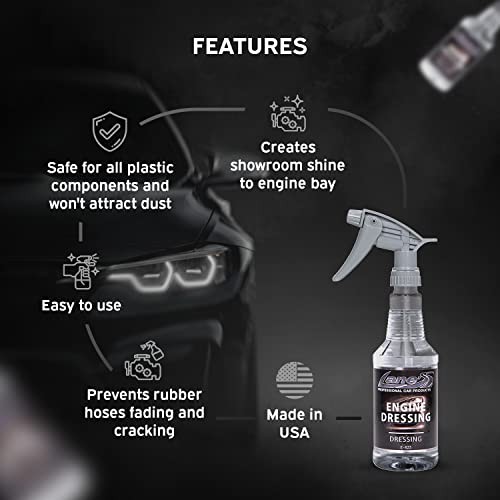 Engine Dressing | Professional Engine Bay Cleaner and 32 Fl Oz (Pack of 1)