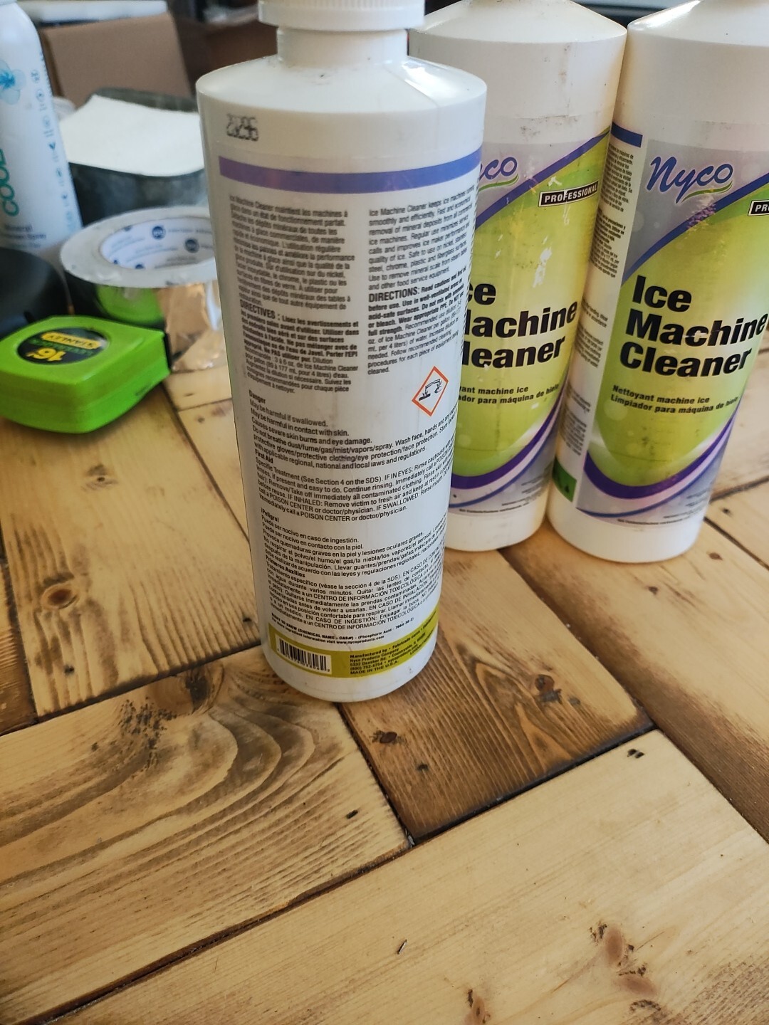 Nyco Ice Machine Cleaner, Nickel Safe Descaler 3 Pack, 16 fl oz Each