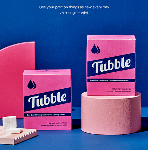 [Tubble] Easy Clean Multipurpose Container Cleaning Agent Tumbler kettle bottle