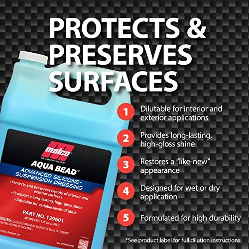 Aqua Bead Water Based Dressing – Non-Greasy Interior and Exterior