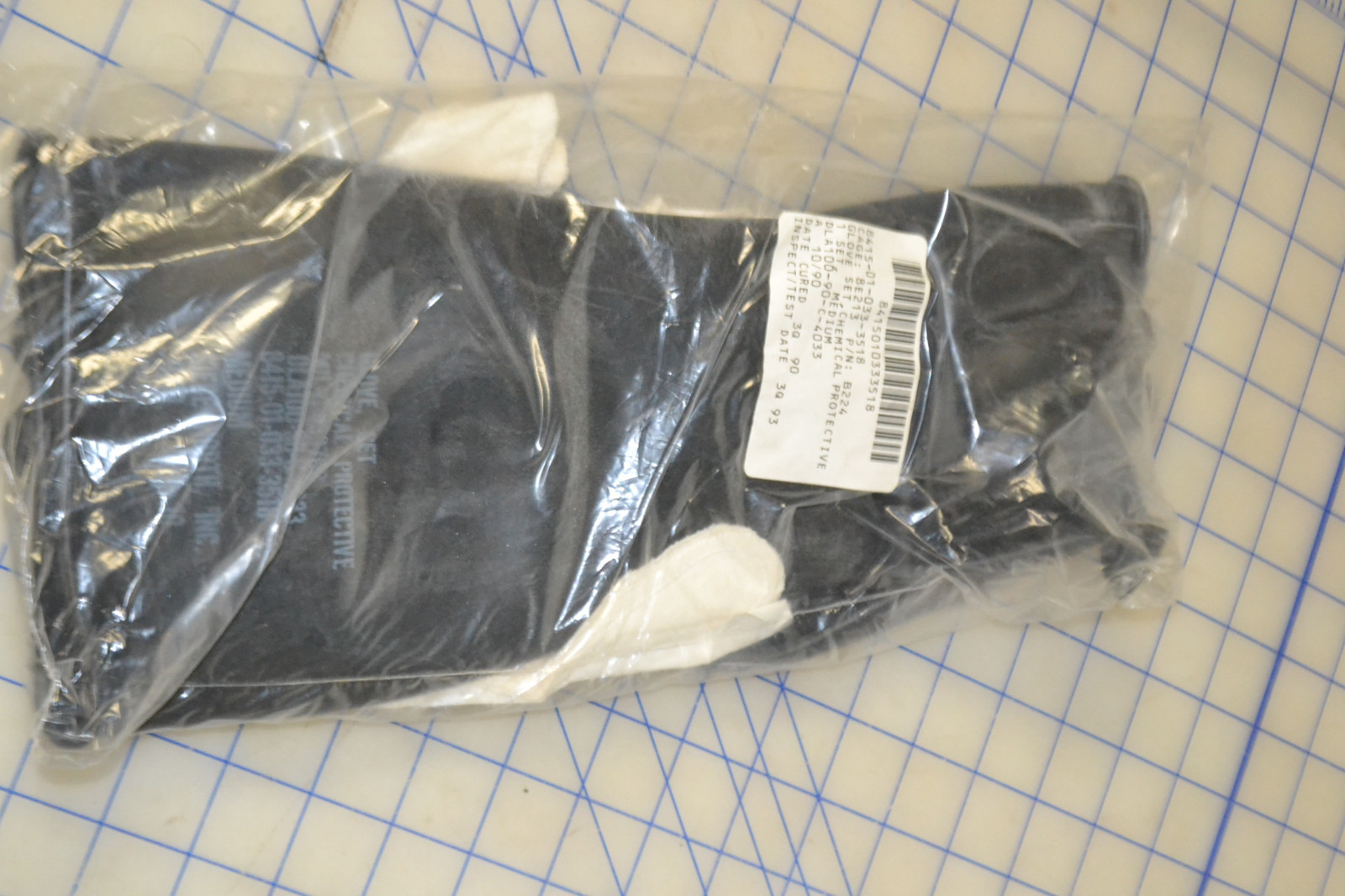 1 pair great cleaning gloves rubberized thick reuse size medium black heavy duty
