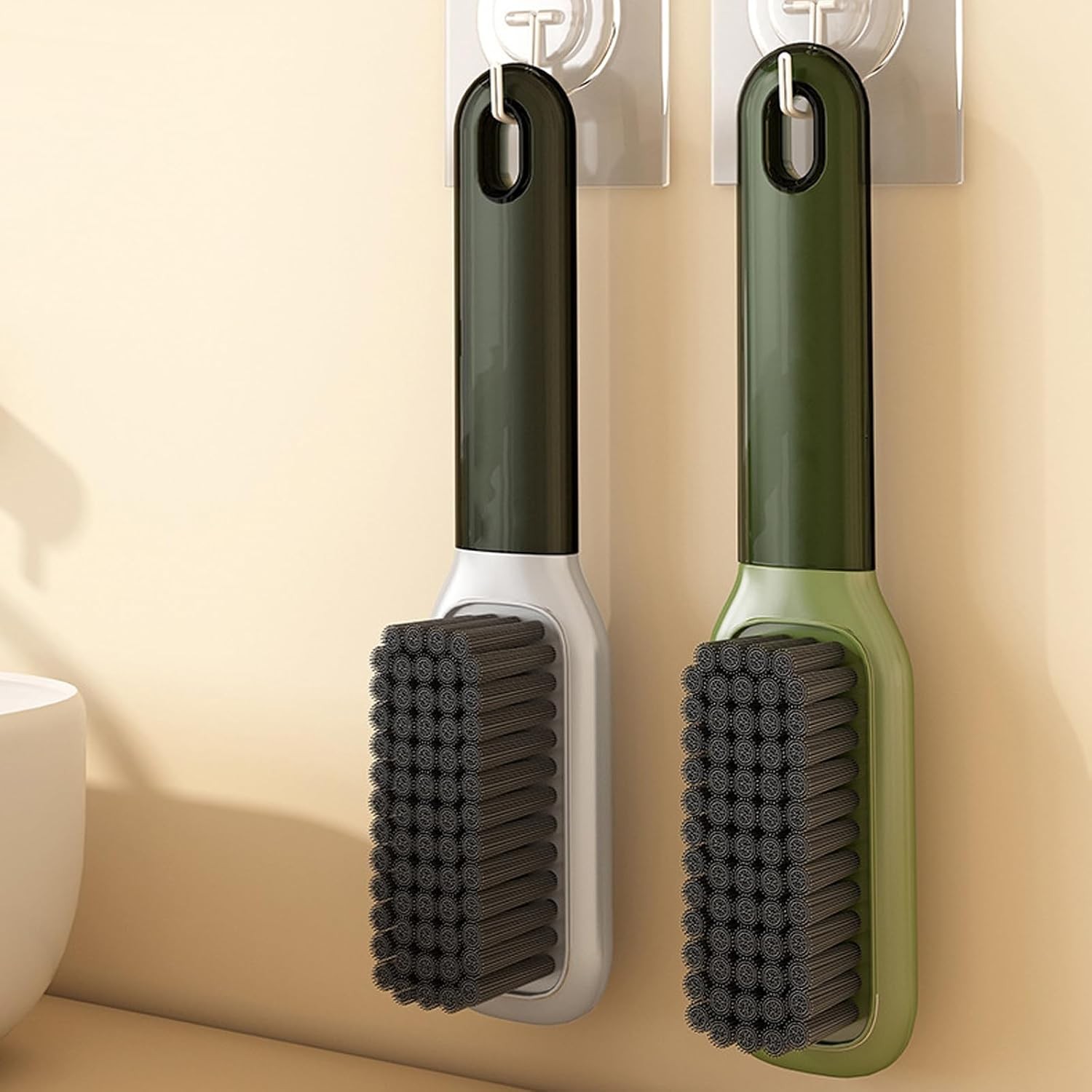 Gray Laundry Stain Removal Soft Brush Household Scrub Brush for Stain Cleaning